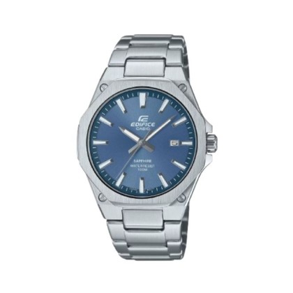 Casio Edifice EFR-S108D-2AV Silver Stainless Steel Band Men Watch